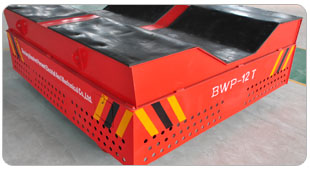 motorized trackless flat transfer cart