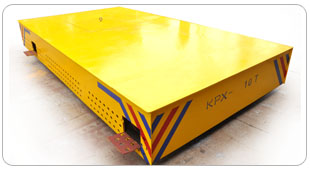 Electric flat car applicable to the industry