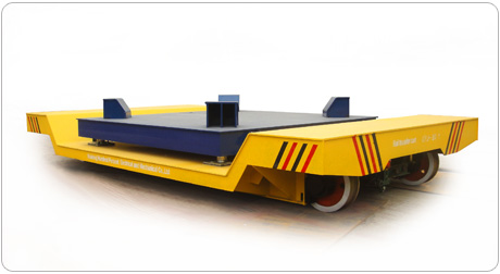 Hot metal ladle conveyer transfer cart