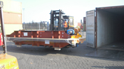 Custom superwide dimension product transport