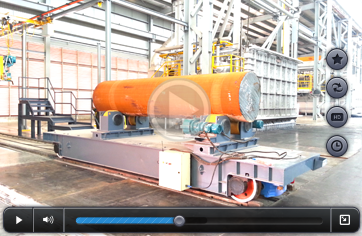 Double beam overhead traveling crane video picture