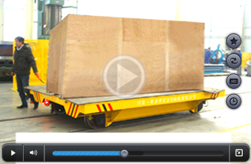 90 degree turn factory apply rail trailer with turntable video picture
