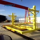Cable drum powered transfer car is more convenient in factory transportation