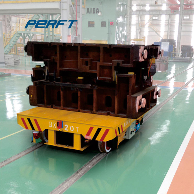 Rail Powered 60T industrial rail transfer cart for Saudi Arabia Customer