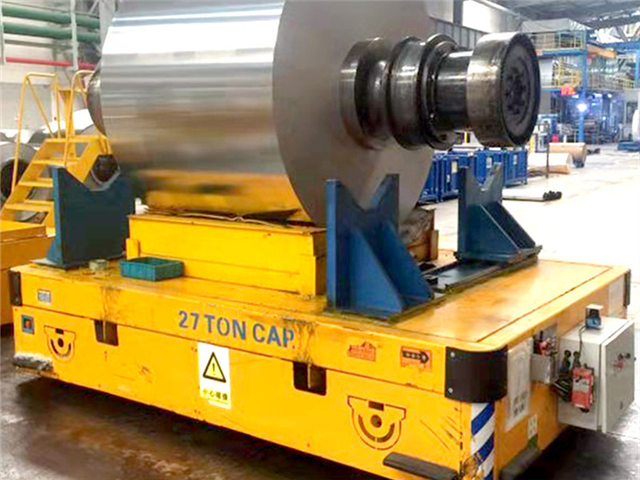 Steel Coil Over Straddle Car