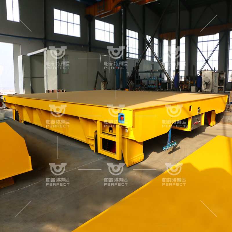 How does Perfte Handling Equipment Co., Ltd. sell its electric flat cars abroad？