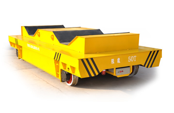 Aluminum production line cargo handling railway trolley