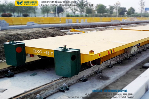 What should the use of transfer cart pay attention to in cold weather ?
