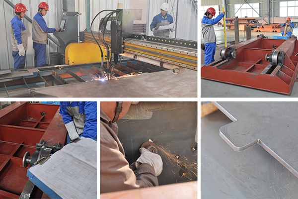 Analysis of the structure of steel plant motorized aluminium coil rail transfer carrier bottom frame