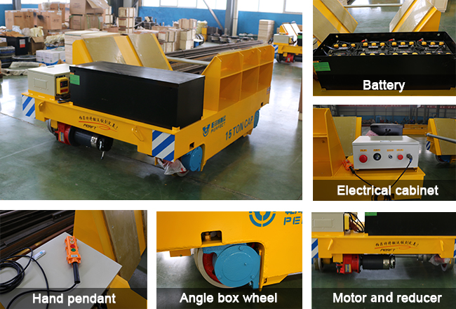 Industrial Transfer Trolle-50t Trackless Transfer Cart which can Turn 360 degree