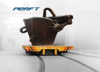 an-ti heat and high temperature resistance stainless steel ladle transfer cart