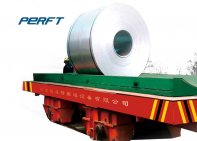 Production cycle of electric powered indoor steel coil transfer car Transport vehicle