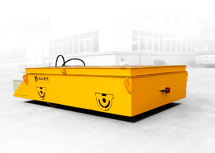 steel plate electric trackless transfer cart