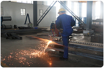 Cart bottom welding details